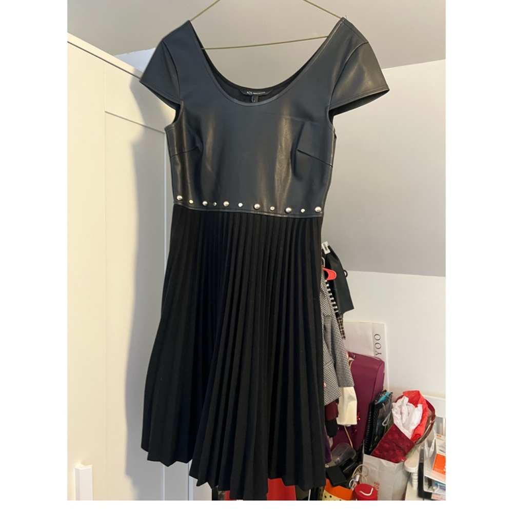 Armani Exchange black dress NWT